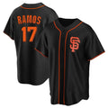 Custom #17 Black SF Baseball Shirt Top