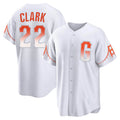 Custom #22 White City Connect SF Baseball Shirt Top