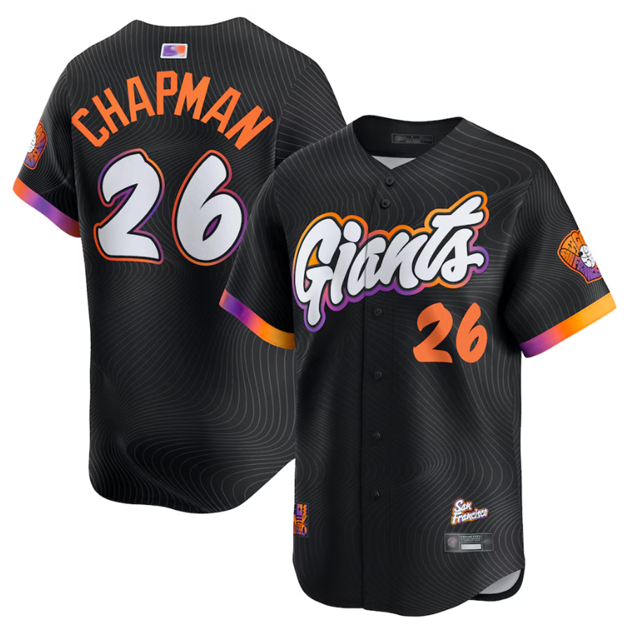 Custom #26 City Connect SF Baseball Shirt Top