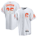 Custom #26 White City Connect SF Baseball Shirt Top