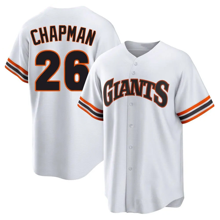 Custom #26 White City Connect SF Baseball Shirt Top