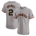 Custom #2 Gray SF Baseball Shirt Top