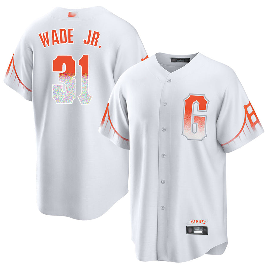 Custom #31 City Connect SF Baseball Shirt Top
