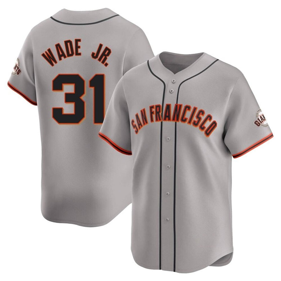 Custom #31 Gray SF Baseball Shirt Top