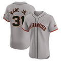 Custom #31 Gray SF Baseball Shirt Top