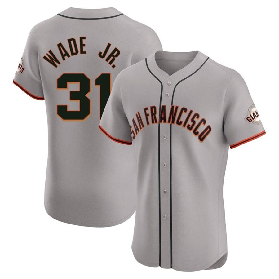 Custom #31 Gray SF Baseball Shirt Top