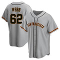 Custom #62 Gray SF Baseball Shirt Top