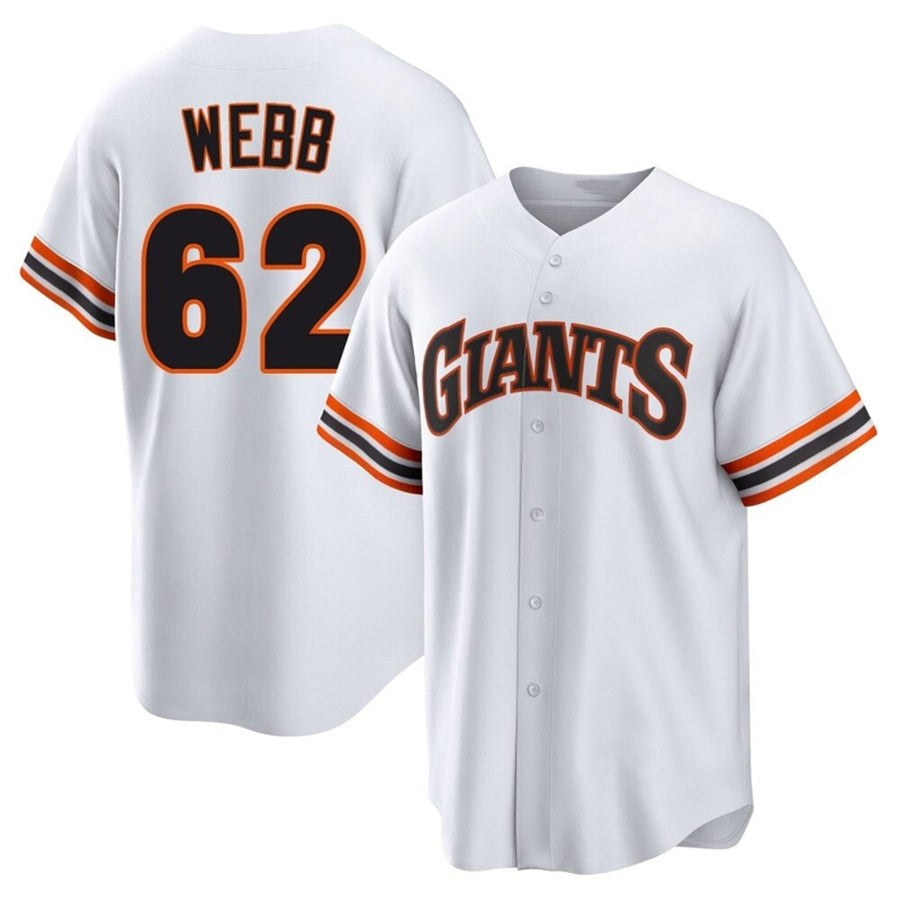 Custom #62 White City Connect SF Baseball Shirt Top