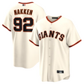 Custom #92 Cream SF Baseball Shirt Top