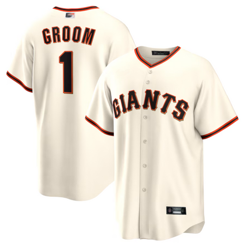 Custom #1 White SF Baseball Shirt Top