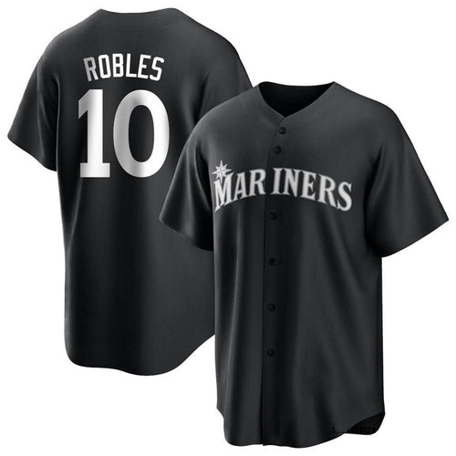 Custom #10 Black SEA Baseball Shirt Top
