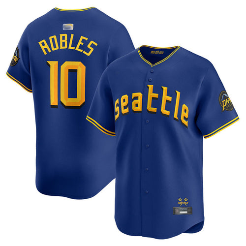 Custom #10 Royal City Connect SEA Baseball Shirt Top