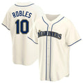 Custom #10 Cream SEA Baseball Shirt Top