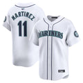 Custom #11 White SEA Baseball Shirt Top