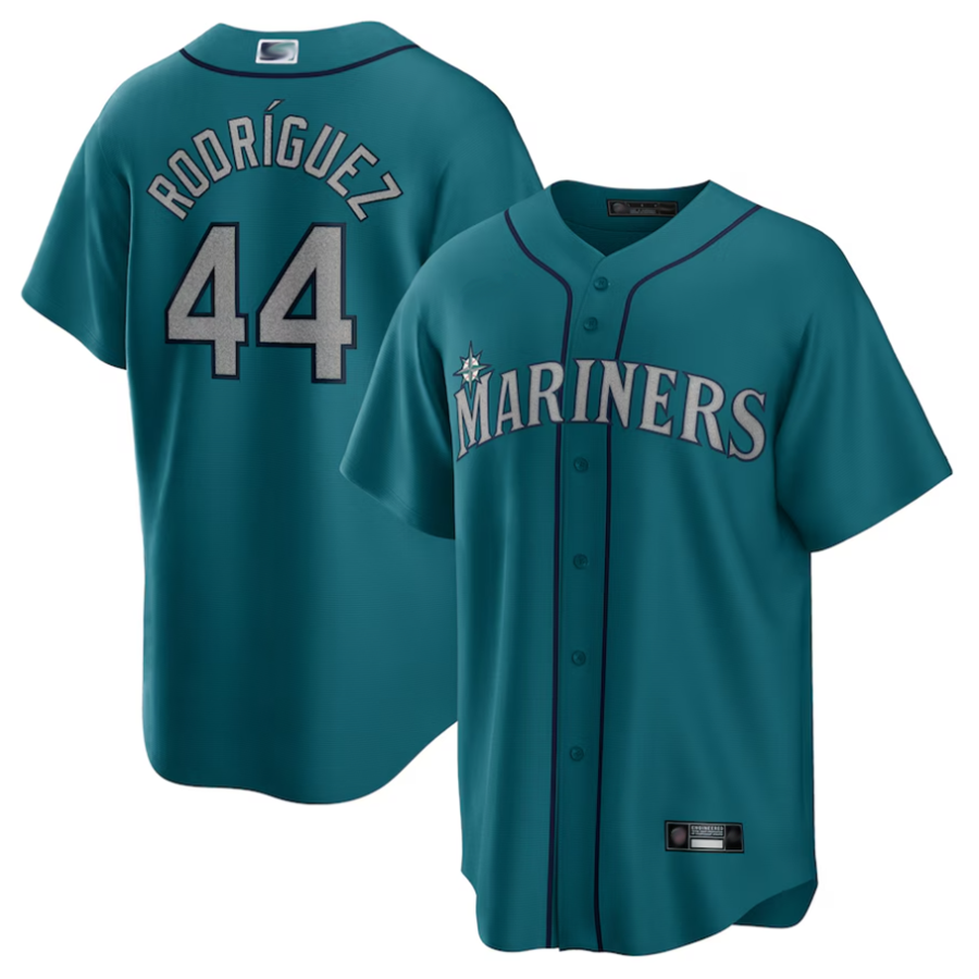 Custom #44 Aqua SEA Baseball Shirt Top