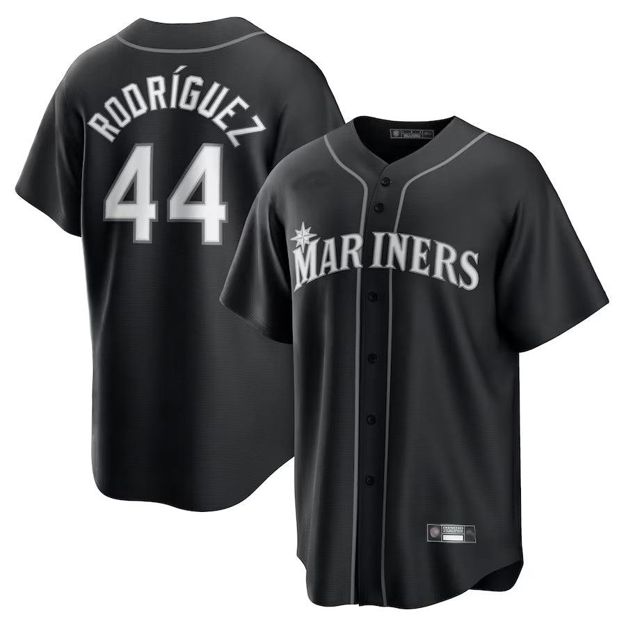 Custom #44 Black SEA Baseball Shirt Top