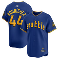 Custom #44 Blue City Connect SEA Baseball Shirt Top