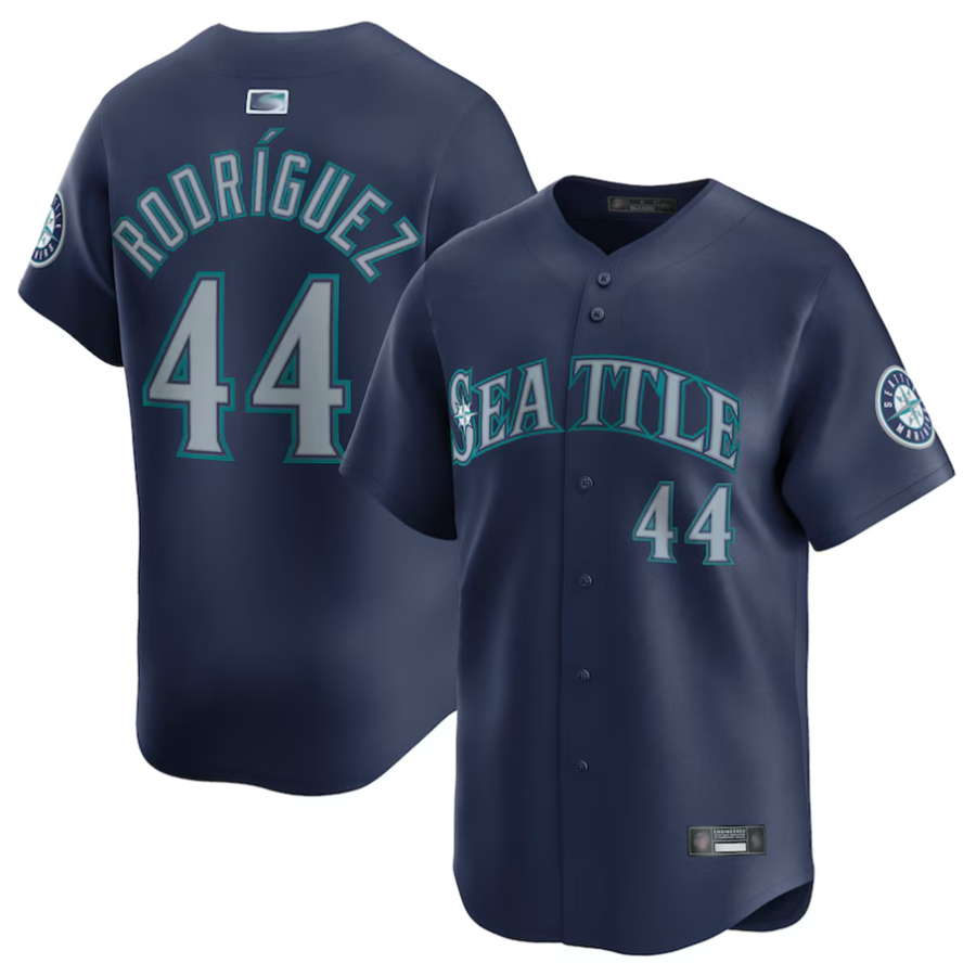 Custom #44 Navy SEA Baseball Shirt Top