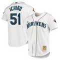 Custom #51 White 2001 All Star SEA Baseball Shirt Top