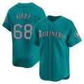 Custom #68 Teal SEA Baseball Shirt Top