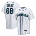Custom #68 White SEA Baseball Shirt Top