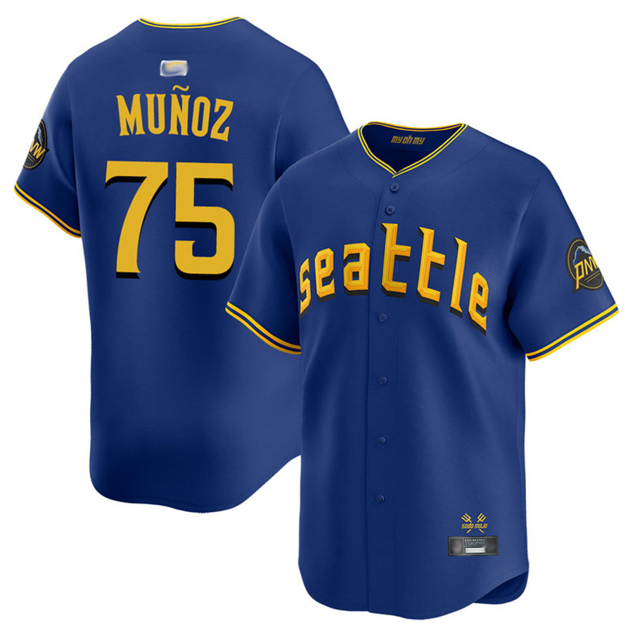 Custom #75 Royal City Connect SEA Baseball Shirt Top