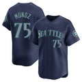 Custom #75 Navy SEA Baseball Shirt Top