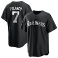 Custom #7 Black SEA Baseball Shirt Top