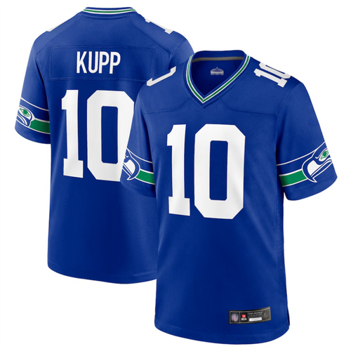 Custom #10 Royal SEA Football Shirt Top