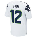 Custom #12 White SEA Football Shirt Top