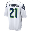 Custom #21 White SEA Football Shirt Top