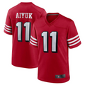 Custom #11 Scarlet SF Football Shirt Top