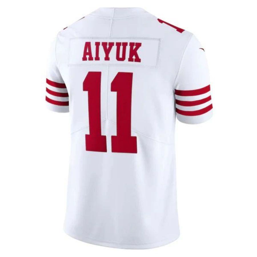 Custom #11 White SF Football Shirt Top