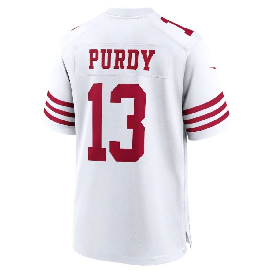 Custom #13 White SF Football Shirt Top