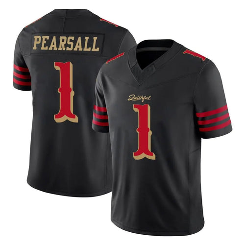 Custom #1 Black SF Football Shirt Top