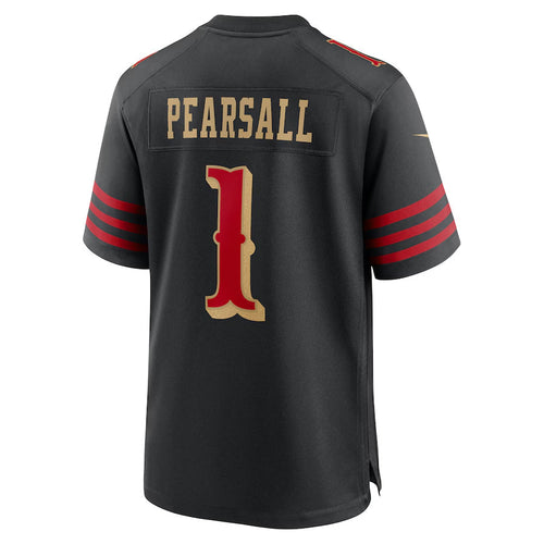 Custom #1 Black SF Football Shirt Top