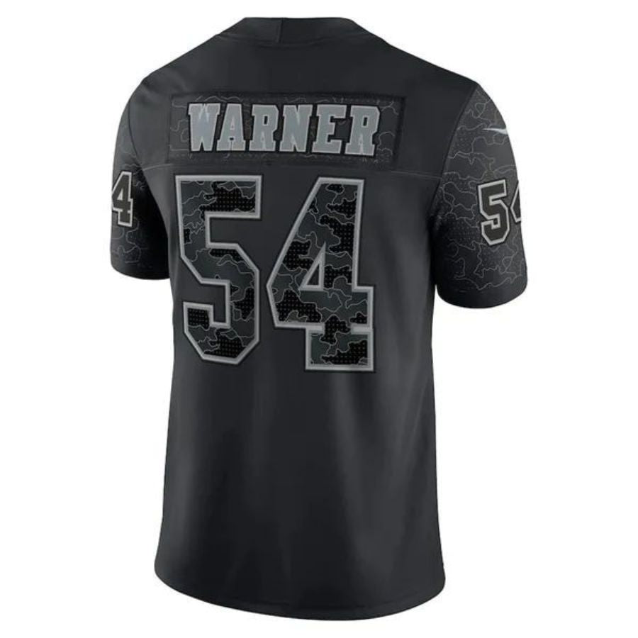 Custom #54 Black SF Football Shirt Top