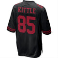 Custom #85 Black SF Football Shirt Top