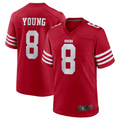 Custom #8 Scarlet SF Football Shirt Top