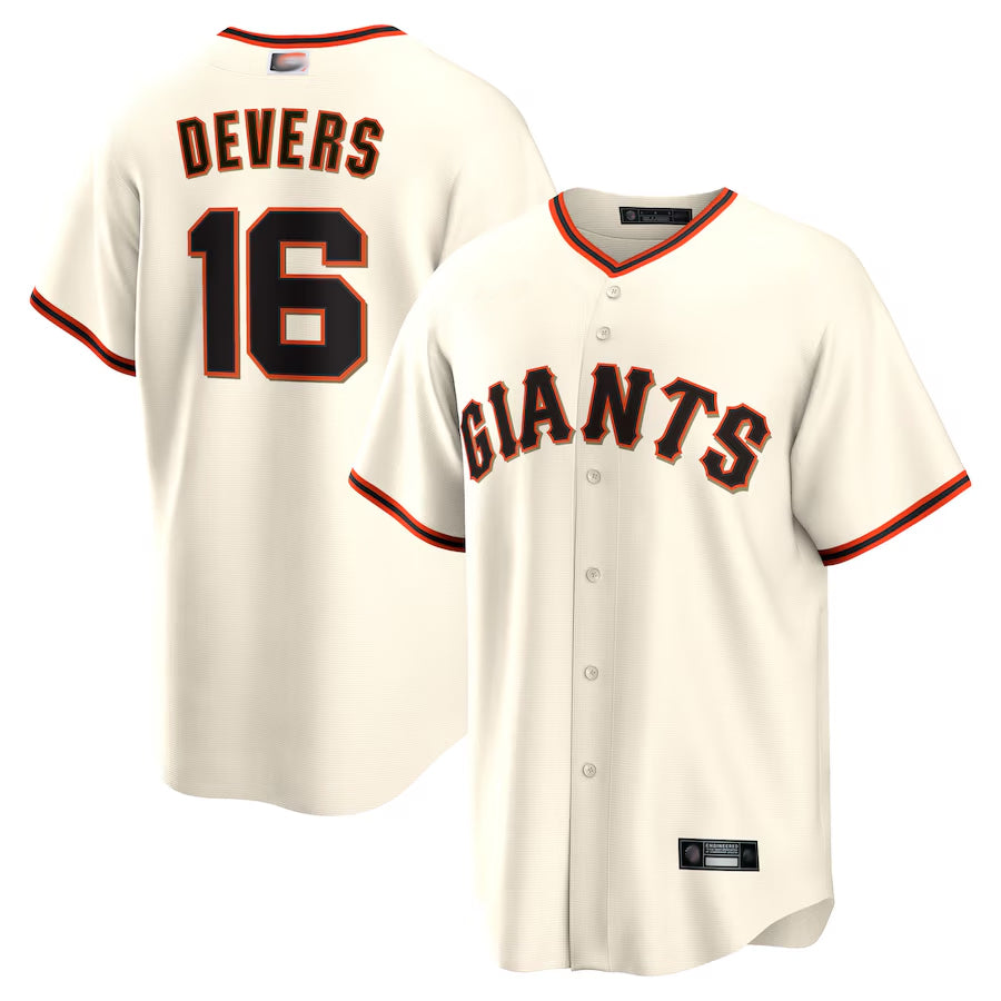 Custom #16 White SF Baseball Shirt Top