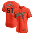 Custom #51 Orange SF Baseball Shirt Top