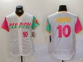 Custom #10 White City Connect SD Baseball Shirt Top