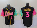 Custom #3 Black City Connect SD Baseball Shirt Top