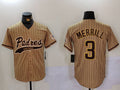 Custom #3 SD Baseball Shirt Top