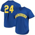 Custom #24 Royal SEA Baseball Shirt Top