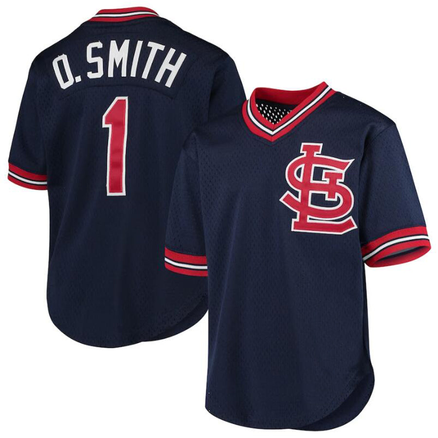 Custom #1 Navy STL Baseball Shirt Top