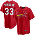 Custom #33 Red STL Baseball Shirt Top