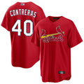 Custom #40 Red STL Baseball Shirt Top