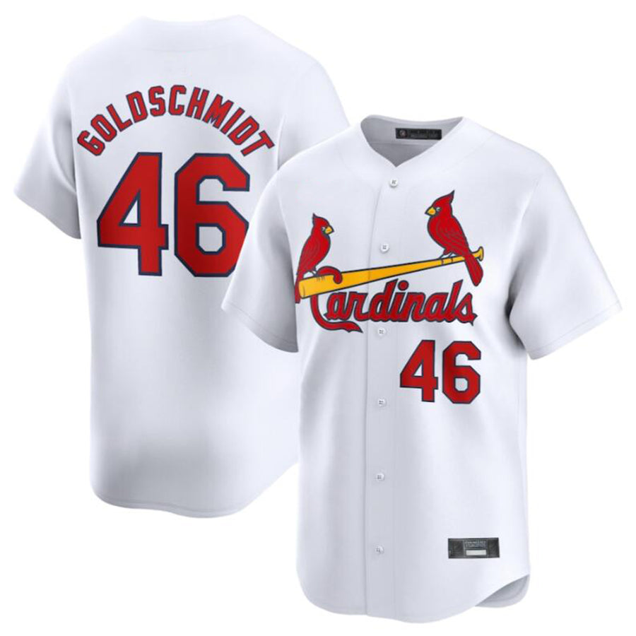 Custom #46 White STL Baseball Shirt Top