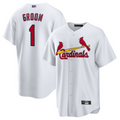 Custom #1 White STL Baseball Shirt Top